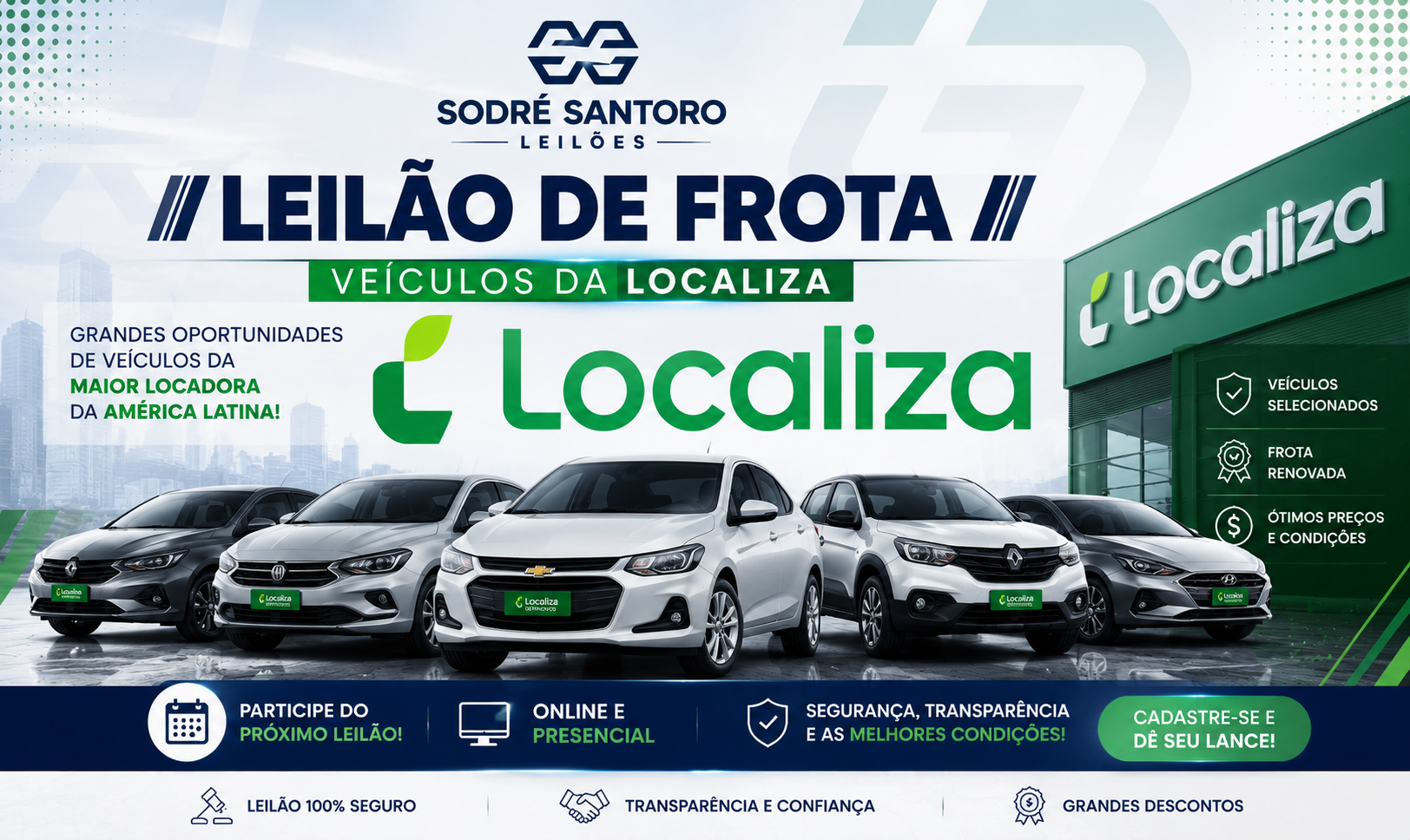 Leilão de Veículos - Frota - 08/10/2026